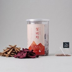 설약산 비트차와 우엉차를 하나의 티백에 함께 담은 비트우엉차 (구 설비차) 삼각티백 1.5g 30개입, 1개, 45g