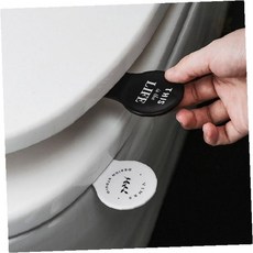 화장실 변기 뚜껑 손잡이 원형 클립 위생 커버 개폐 보조 욕실 화장실용 가정용, 상세페이지 참조