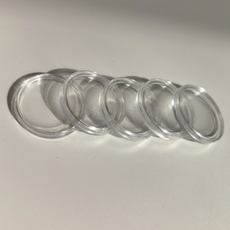 코인수집 캡슐 100개 투명 코인 종류별 보관 수집용품 코인 선물 케이스, 27mm-100P