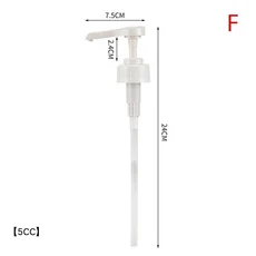 다기능 커피 시럽 디스펜서 주방 꿀 소스 케첩 병 5/8CC/10CC 펌프 스케일 드립 1600ml, 5CC 24x7.5cm