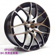 FK 19吋 5/120 EP1373 亮黑底車面 鋁合金輪圈, 1個