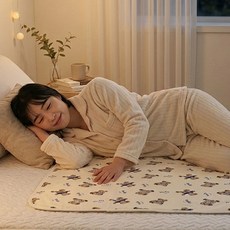 그날 안심 생리 방수패드 매트 침대 깔개 초경선물 / 4가지 사이즈, 1개, L사이즈 (60X75)