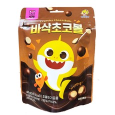 리더스인팜 아기상어 바삭초코볼, 3개, 48g