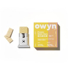 owyn 蛋白威化棒 5種口味各1盒, 1個, 白巧椰乳味**1盒
