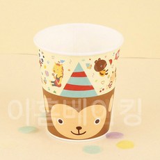 이홈베이킹 캐릭터종이컵-7온스 50개 - 원숭이, 1개, 50개입
