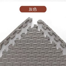 巧拼地墊 加大加厚60*60 隔音隔涼 運動墊 遊戲墊 防摔 防潮 防滑 爬爬墊, 灰色【現貨】,60*60厚1.2cm, 1個