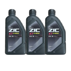 SK엔무브 지크 X7 HYBRID 0W16 하이브리드 엔진오일, 3개