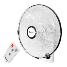 루베크260 리모컨 벽걸이 3엽 16사이즈 회전 선풍기, RU-260RW