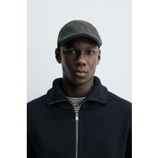 ZARA FLANNEL BERET - Dark grey 9065/307/922