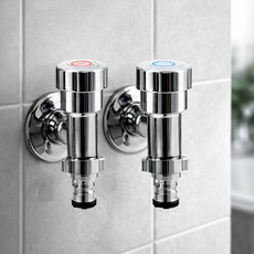 국산 슬림형 커플링 냉수 온수 수도꼭지, 1세트