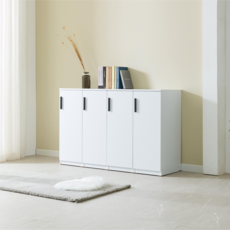 세홈 하프옷장+선반장겸용 하이브리드 높이외경110cm 회사 캐비넷 원룸오피스 미용실등 사업장용 미니 틈새 락카장 하부장 코너옷장선반장, 화이트