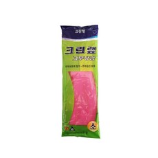 크린랲 고무장갑, 핑크, 소(S), 1개