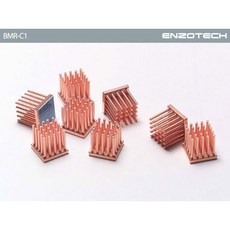 光華CUMA散熱精品*EnzoTech太業代理BMR-C1全銅散熱片*一組8顆裝*3M 8815 背膠 現貨