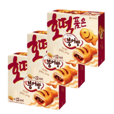 오리온 호떡품은 참붕어빵, 372g, 3개