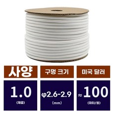 튜브넘버링기 열수축 튜브 인쇄기 파이프라인 소모품 프린터 라벨기, H. 최상급 흰색 1m