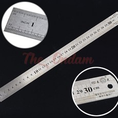 더 온담 30cm 쇠자 투명자 3M줄자