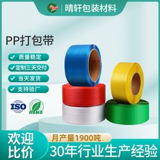臺灣熱銷廠家直供PP打包帶 塑料打包帶 透明機用紮帶 大量批發手工捆紮帶 彩色, 二級透明12070-2400米;紅色, 1個