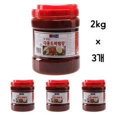 강가네 다용도비빔장 2kg 세트, 3개
