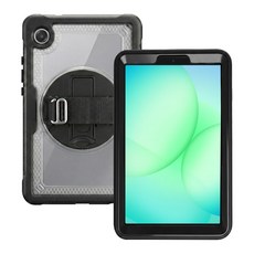 갤럭시 탭 A11 8.7 디펜더 스트랩 커버 케이스, 1개, 투명