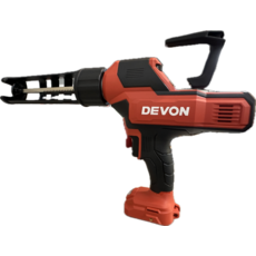 DEVON 20V鋰電膠槍 六檔調速 360度旋轉 自動防滴漏 無線設計 人體工學握把, 1個