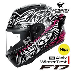 OGK F-17 Aleix WinterTest 冬測樣式 亮面 大E #41選手彩繪 藍牙耳機槽 安全帽 耀瑪騎士