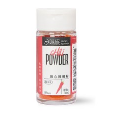 【味旅嚴選】雞心辣椒粉 – 特辣純辣椒粉, 1個, 15g/罐, 15g