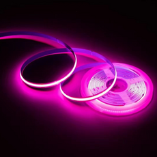 원그리드 USB COB LED 스트립 5m 잘라쓰는 줄조명 밝기조절, 1개, 핑크