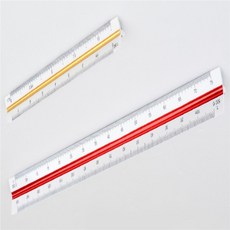 헤이영 삼각스케일자 15cm/30cm 제도용삼각자, 15cm - 저배율