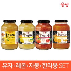 꽃샘 꿀유자차S +꿀레몬차 +꿀자몽차 +꿀한라봉차 SET (4KG), 4kg, 1개, 1개입