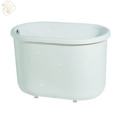 Lipper Spa 強化壓克力泡澡桶(90cm) BB907058，耐重不易變形，小空間適用, 1個, 純白
