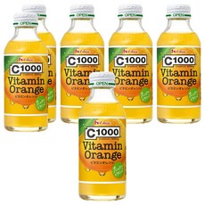 House 好侍 C1000維他命柳橙碳酸飲料, 140ml, 6瓶
