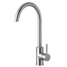 GEMU歌沐衛廚 台灣製造304不鏽鋼LF無鉛認證冷熱廚房龍頭 三年保固, 1個, 全配組(主體+三角凡爾+固定配件及軟管)