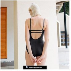 티막 여성 플레이어스 U백 에어누디 원피스 GKP0160 BK 759084, 95