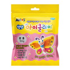 아모스 아이클레이 50g, 분홍, 1개