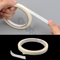 드리오샵 하얀 종이테이프 20Mx10mm 라벨