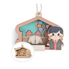 해솔 직업 쉐이커키링 법조인 미술교구