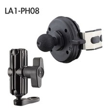 TAKEWAY LA1-PH08 黑隼2 手機座 磁浮減震 後視鏡系列 機車手機支架, 無防盜－後照鏡／黑隼２／無減震