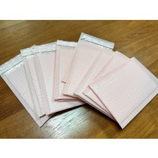 粉色氣泡信封袋 自黏式防震保護袋 多尺寸郵寄包裝, 1個