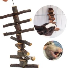 제이펫 스위트 이갈이 스트링 막대형 사과나무 매달이 장난감 햄스터이갈이 토끼이갈이 기니피그이갈이 사과나무이갈이, 1개