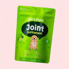제리스타일스 강아지 관절 간식형 파우치 파우치백 가방 영양제 조인트 서플리먼트 51chews 4392577, [정품보장] 조인트 파우치 1개 4392577