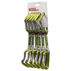 rock empire Set Rock Pack Racer D13 dyneema 快扣組 - 輕量耐用攀岩快扣套裝, 萊姆綠