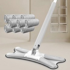 유포릭 손대지 않아서 위생적 360도 코너링 밀대걸레, 9개