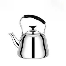 휘슬과 차 여과기가 있는 스테인리스 스틸 티포트 대용량 주전자 열에 강한 손잡이 가정용 주방 도구, 01 China Mainland, 01 1.5L
