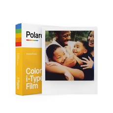 Polaroid 寶麗來 i-Type 相紙 底片 專用相紙, 1個, 彩色白框-內含8張