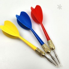 안전 플라스틱 날개 다트 게임 용품 실내 놀이 레저 활동 연습용 화살 세트, 블루, 1개