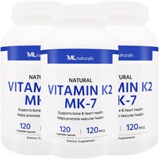 마이라이프 비타민K2 120mcg 120캡슐, 120정, 3개