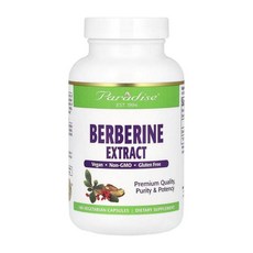 파라다이스허브 베르베린 추출물 500mg Berberine 180정, 파라다이스허브 베르베린 추출물 500mg Berberi, 1개
