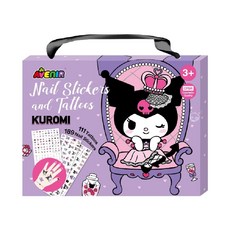 德國Avenir Kids 兒童美甲紋身貼紙 聖誕節禮物 安全無毒 可愛圖案, 酷洛米, 1個