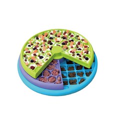 Nina Ottosson 犬益智藏食玩具 增加互動 增加狗狗的挑戰性, 1個, 70646貪吃狗-旋轉慢食盤(L), 貪吃狗-旋轉慢食盤(L)