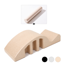 스파인웨이브 허리 고관절 스트레칭 홈필라테스 기구, 1개, 라이트그레이